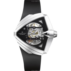 Hamilton Ventura H24625330 Automatic - Black Dial - 46mm Stainless Steel