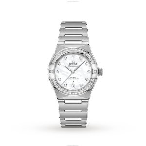 Omega Constellation 29mm Automatic - Mother of Pearl Dial & Diamond Bezel