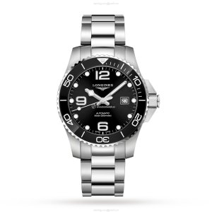 Longines HydroConquest Automatic Watch - 43mm Stainless Steel - Black Dial