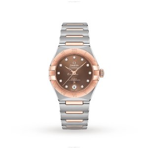 Omega Constellation 29mm Automatic Brown Dial | Diamond Markers | Stainless Steel