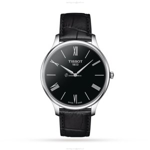 Tissot T-Classic Quartz Watch - Black Dial & Stainless Steel | 39mm