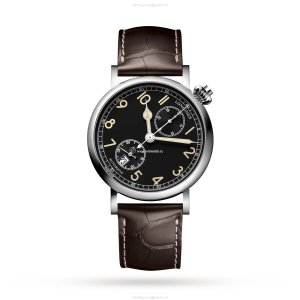 Longines Heritage Avigation L28124532 | 41mm Automatic Black Dial Watch