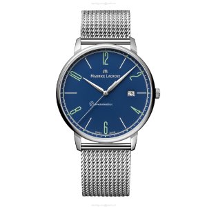 Maurice Lacroix Eliros EL1118-SS00E-420-C | 40mm Blue Dial | Quartz Watch