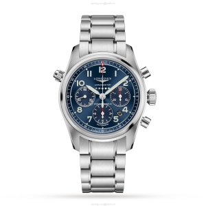 Longines Spirit L38204936 | 42mm Automatic Chronograph | Blue Dial