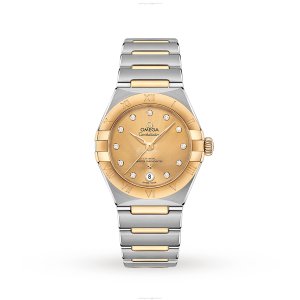 Omega Constellation Champagne Dial 29mm - Automatic Diamond Watch