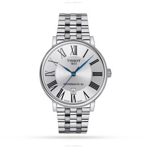 Tissot T-Classic Automatic Watch - 40mm Stainless Steel Silver Dial