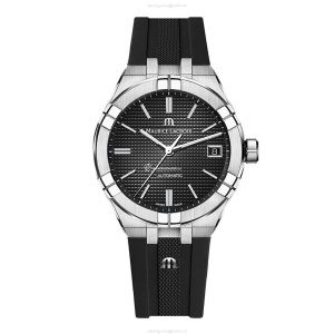 Maurice Lacroix Aikon Automatic Watch - 39mm Black Dial - Stainless Steel