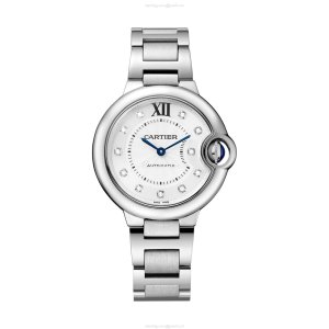 Cartier Ballon Bleu de Cartier W4BB0021 | 33mm Steel Automatic Silver Watch