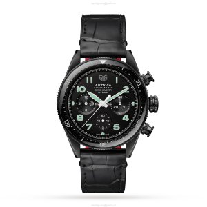 TAG Heuer Autavia CBE511C.FC8280 - Automatic Black Dial - 42mm Steel