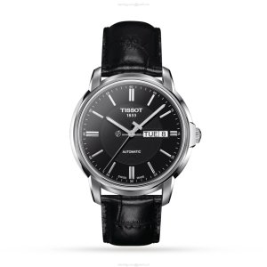 Tissot T-Classic Automatic Watch - 39mm Black Dial & Stainless Steel Case