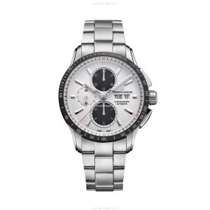Maurice Lacroix Pontos PT6038 Automatic Silver Dial - 43mm Stainless Steel