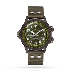 Hamilton Khaki Aviation H77775960 Automatic Green Dial - 45mm Stainless Steel