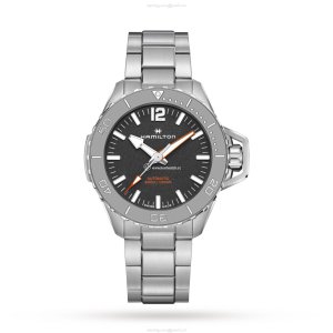 Hamilton Khaki Navy H77815130 Automatic Black Watch - 46mm Stainless Steel