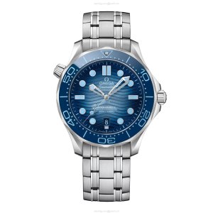 Omega Seamaster Diver 300M Automatic Blue Dial 42mm Steel Replica Watch