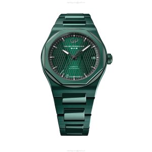 Girard-Perregaux Laureato 42mm Ceramic Automatic Green Watch | Aston Martin