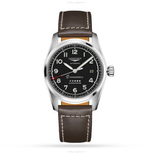 Longines Spirit L38104530 | 40mm Automatic Black Dial | Stainless Steel