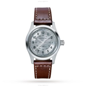 Hamilton Khaki Field H70455553 | 38mm Automatic Silver Dial - Stainless Steel