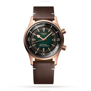 Longines Heritage L37741502 Bronze Automatic Watch - 42mm Black Dial