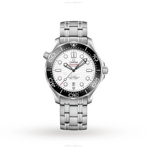 Omega Seamaster 300M Automatic 42mm White Dial - Stainless Steel Replica