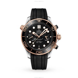 Omega Seamaster Diver 300M Chronograph 44mm - Automatic Black Dial - Steel
