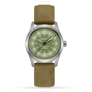 Hamilton Khaki Field Titanium Automatic Green Watch - 38mm | H70205860