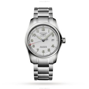 Longines Spirit L38104736 Automatic Watch - 40mm Stainless Steel - Silver Dial