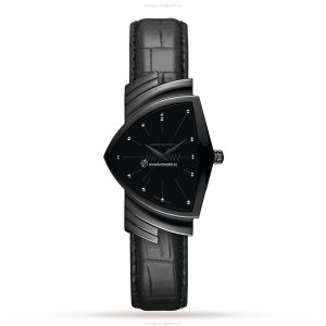 Hamilton Ventura H24401731 | Black Quartz Watch | Stainless Steel & PVD
