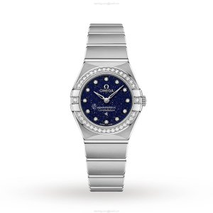 Omega Constellation Replica - 25mm Stainless Steel Quartz Watch - Blue Dial