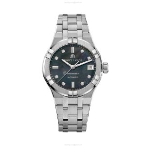 Maurice Lacroix Aikon Automatic Black Dial - 35mm Stainless Steel Watch