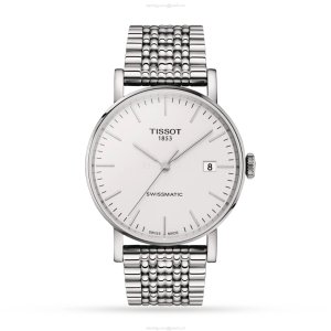 Tissot T-Classic Automatic Watch - 40mm Stainless Steel - Silver Dial