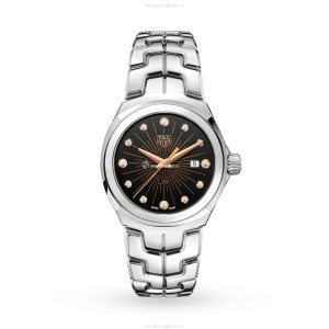 TAG Heuer Link WBC131F.BA0649 | 32mm Stainless Steel Quartz Watch - Black Dial