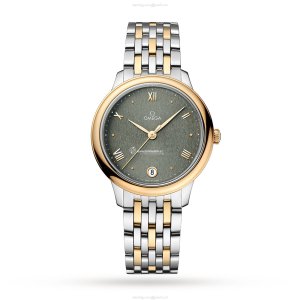 Omega De Ville Prestige 34mm Automatic Green Dial | Stainless Steel & Gold