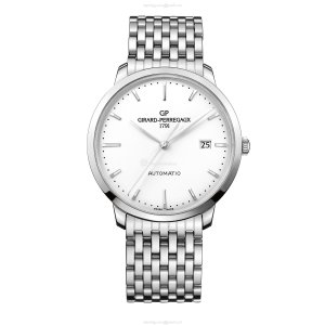 Girard-Perregaux 1966 Automatic Watch - 40mm Stainless Steel Silver Dial