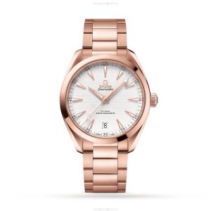 Omega Seamaster Aqua Terra 41mm Automatic | 18ct Rose Gold | White Dial