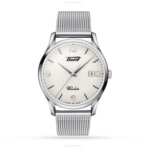 Tissot T-Heritage Silver Dial Watch - 40mm Stainless Steel - Quartz