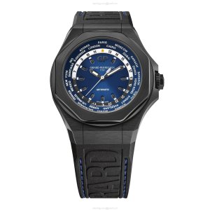 Girard-Perregaux Laureato 44mm Titanium PVD Automatic Blue Watch Replica