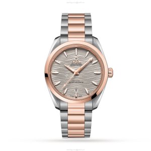 Omega Seamaster Aqua Terra 38mm Automatic Grey Dial - Stainless Steel & Rose Gold