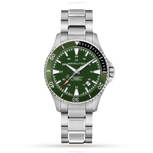 Hamilton Khaki Navy H82375161 Automatic Green Dial - 40mm Stainless Steel