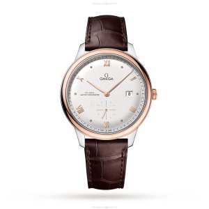 Omega De Ville Prestige 41mm Automatic - Silver Dial - Stainless Steel & Rose Gold