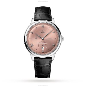 Omega De Ville Prestige 41mm Automatic - Pink Dial Stainless Steel Replica Watch