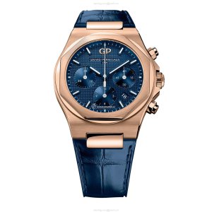 Girard-Perregaux Laureato 42mm Rose Gold Automatic Blue Dial Watch