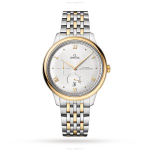 Omega De Ville Prestige Automatic Watch - 41mm Silver Dial - Steel & Gold