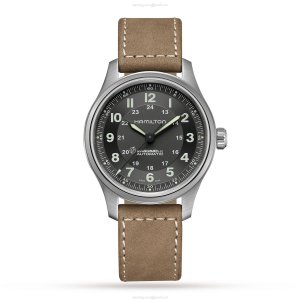 Hamilton Khaki Field Titanium Automatic Grey Watch - 42mm | H70545550